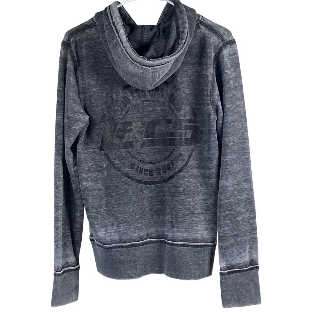 J. America Womens Hoodie Jacket Size Small Sweatshirt Long Sleeve Full Zip - Picture 2 of 6
